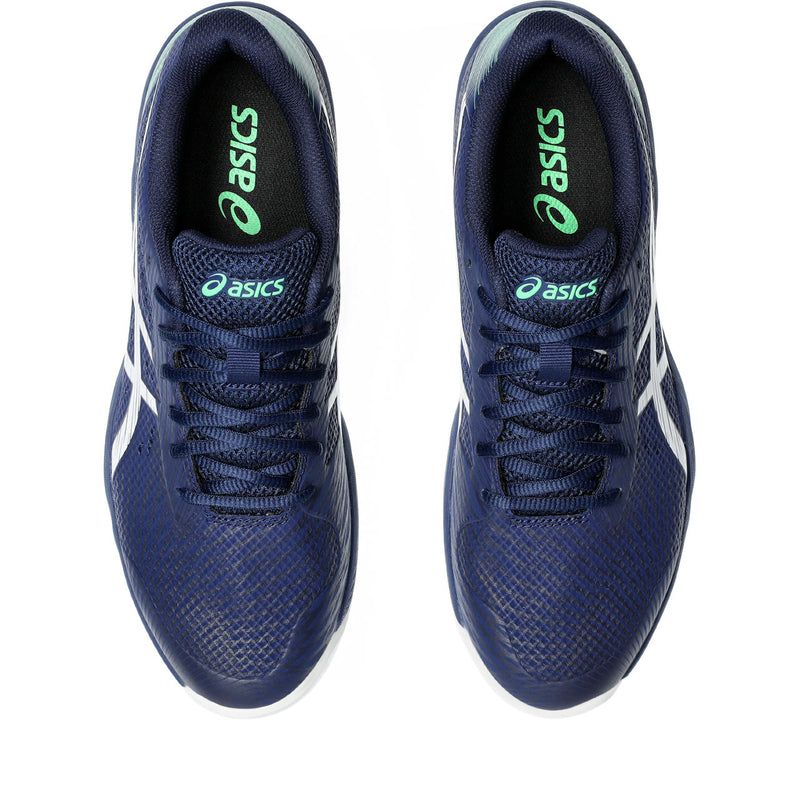 Asics Tennisschoen Gel Game 9 Clay / OC Heren Navy Wit Groen