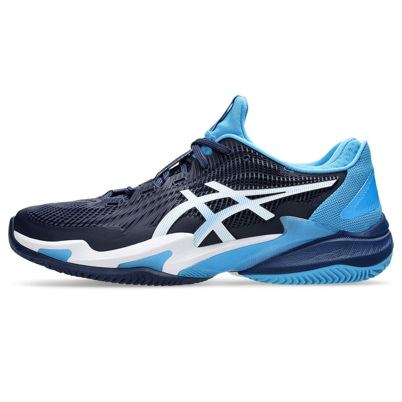 Asics Tennisschoen Court FF 3 Novak Clay Heren Blauw