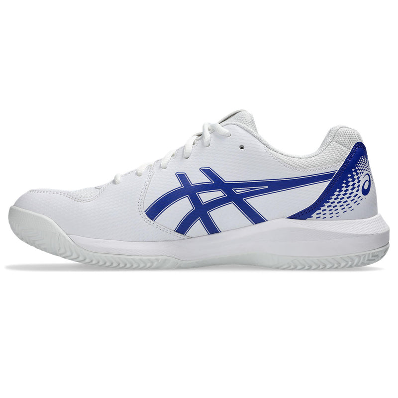 Asics Padelschoen Gel Dedicate 8 Padel Heren Wit Blauw