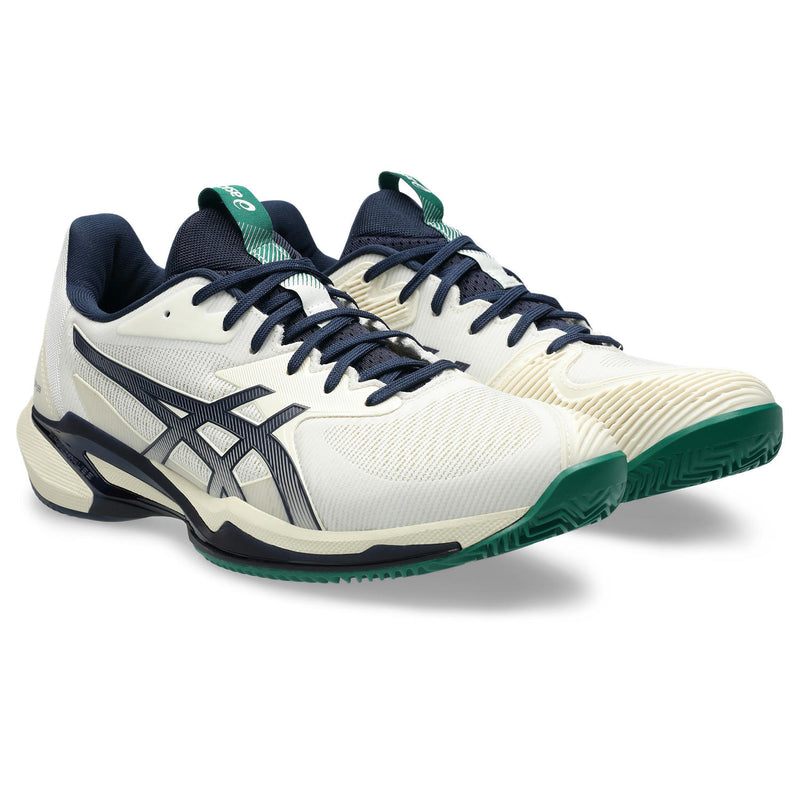 Asics Tennisschoen Solution Speed FF 3 Clay Heren Wit - Groen