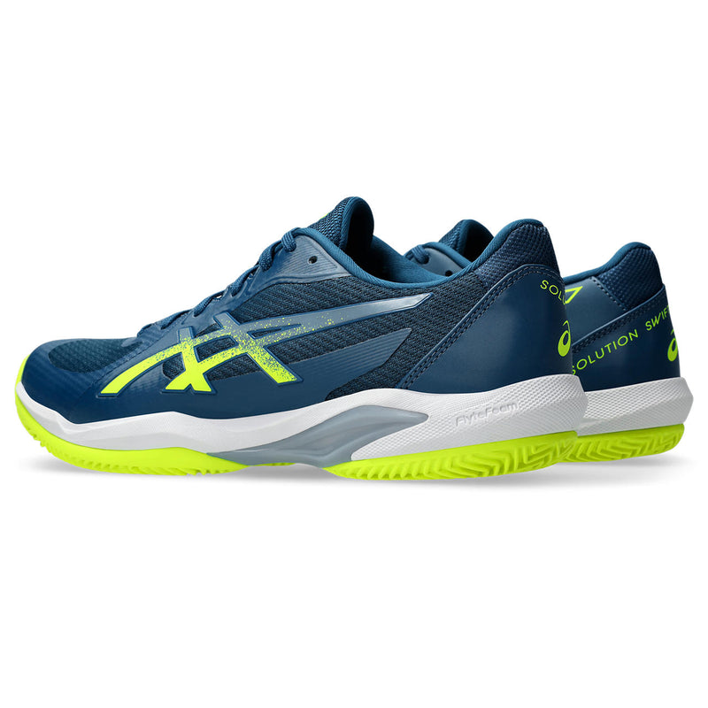 Asics Tennisschoen Solution Swift FF 2 Clay Heren Blauw Geel