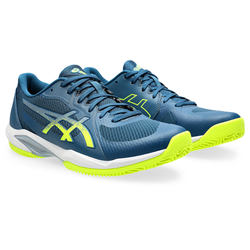 Asics Tennisschoen Solution Swift FF 2 Clay Heren Blauw Geel