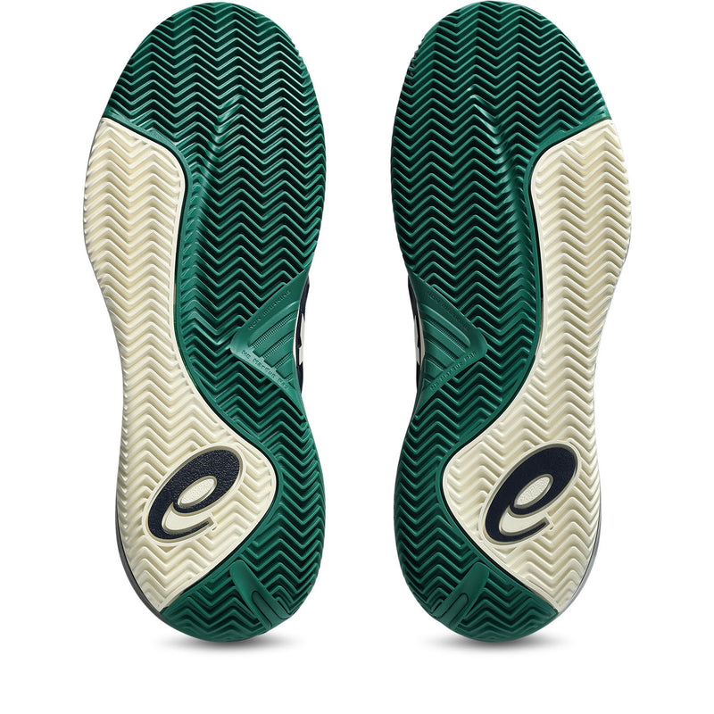 Asics Tennisschoen Gel Resolution X Clay Heren Zwart / Groen