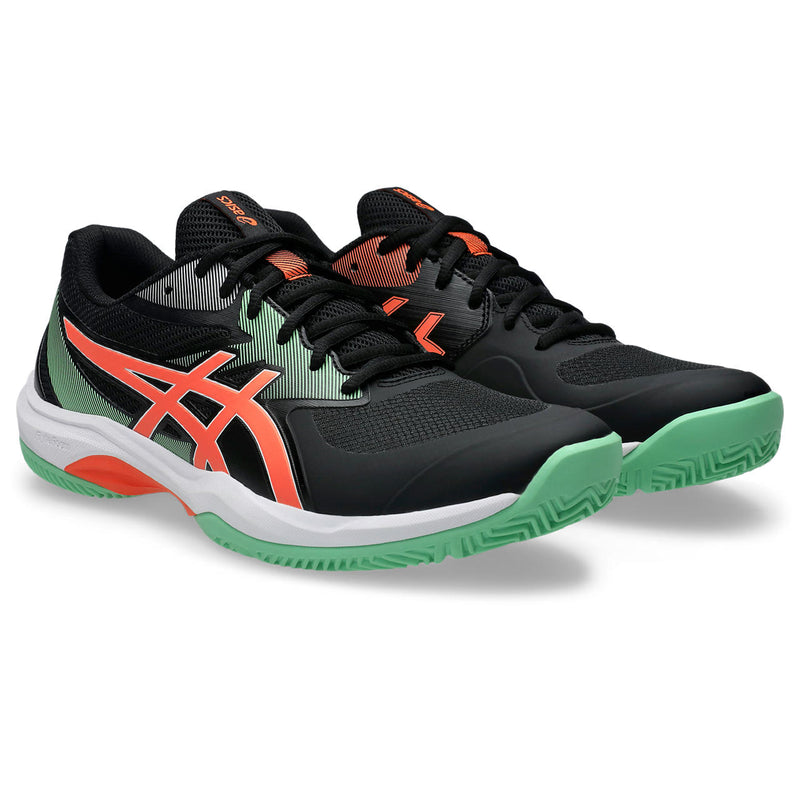 Asics Padelschoen Game FF Padel Heren Zwart Groen Oranje