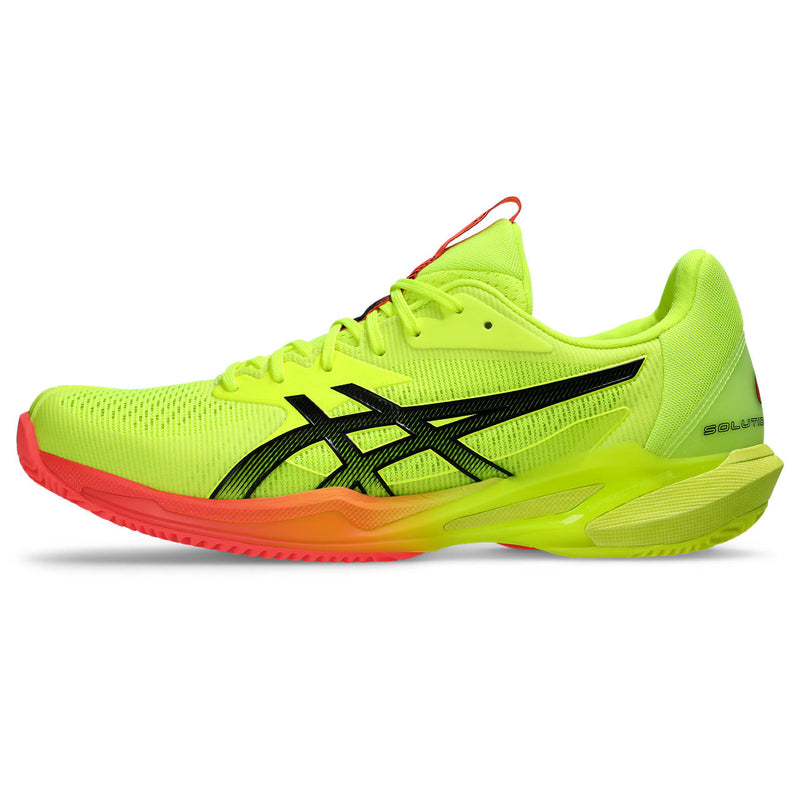 Asics Tennisschoen Solution Speed FF 3 Clay Heren Geel Zwart Oranje