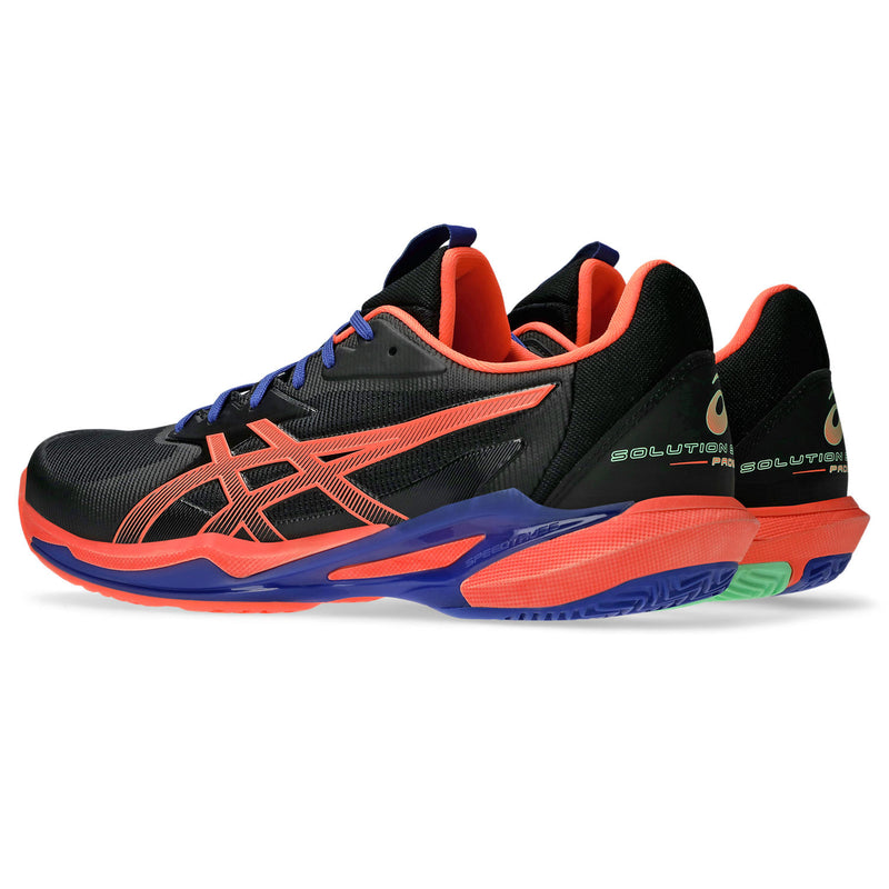 Asics Padelschoen Solution Speed FF 3 Padel Heren Zwart - Coral