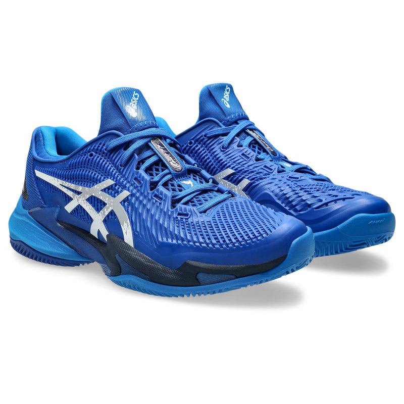 Asics Tennisschoen Court FF 3 Novak Clay Heren Blauw Wit