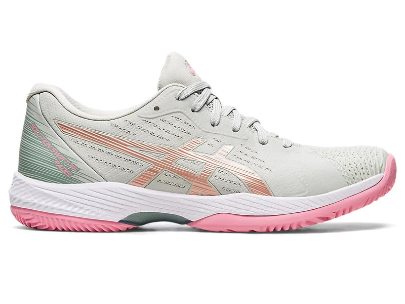 Asics Padelschoen Solution Swift FF Dames Groen/Roze