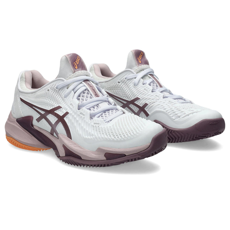 Asics Tennisschoen Court FF 3 Clay Dames Wit Roze