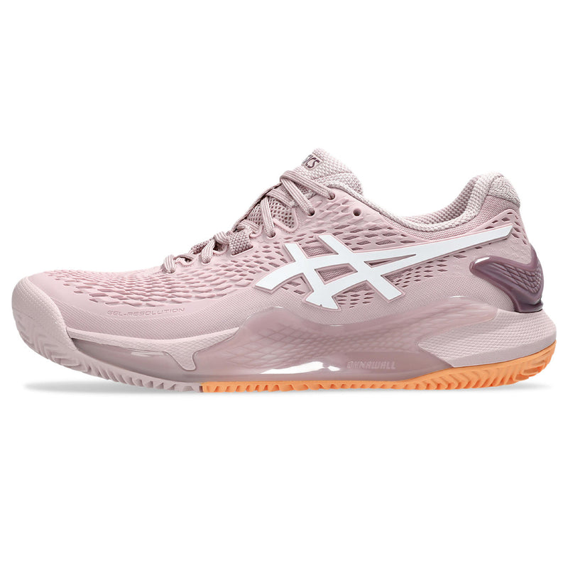 Asics Tennisschoen Gel Resolution 9 Clay Dames Roze Wit