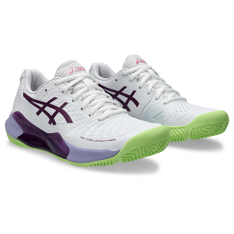 Asics Padelschoen Gel Challenger 14 Padel Dames Wit Paars