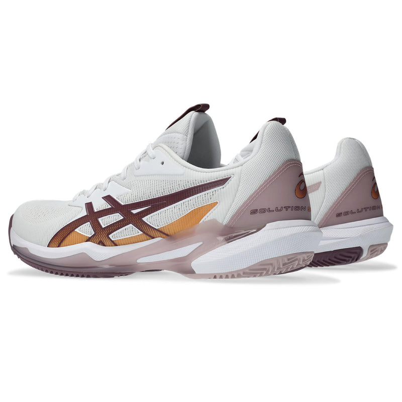 Asics Tennisschoen Solution Speed FF 3 Clay Dames Wit Paars