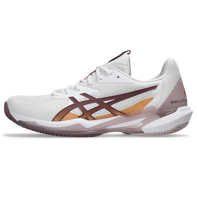 Asics Tennisschoen Solution Speed FF 3 Clay Dames Wit Paars