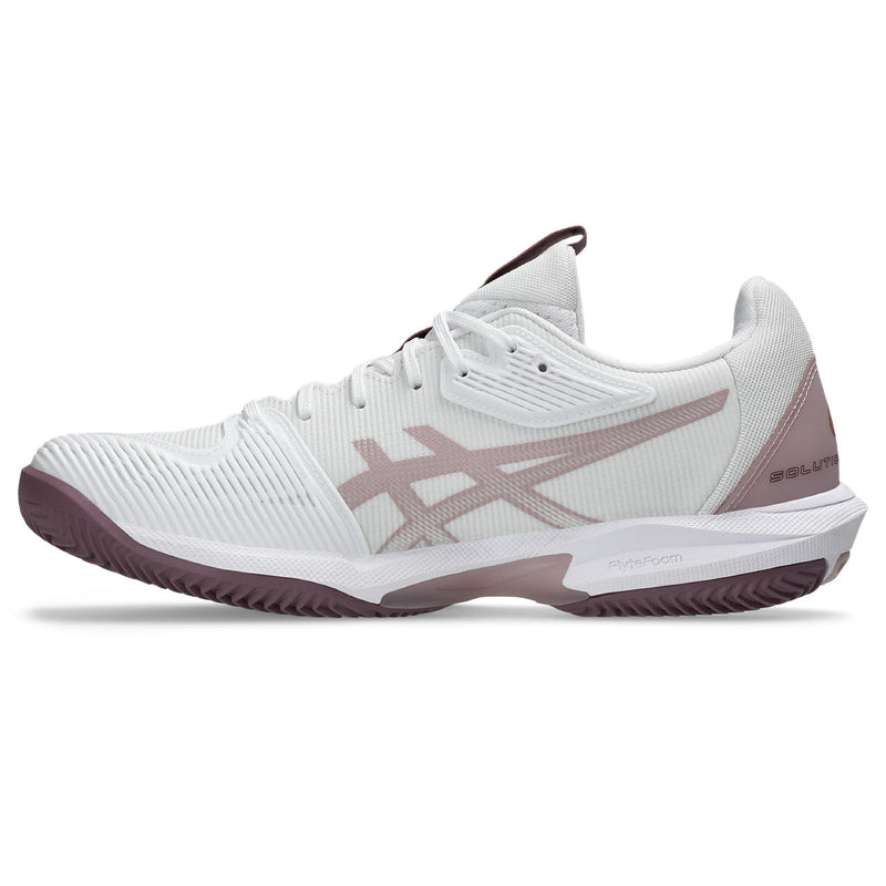 Asics Tennisschoen Solution Speed FF 3 Clay Dames Wit Paars