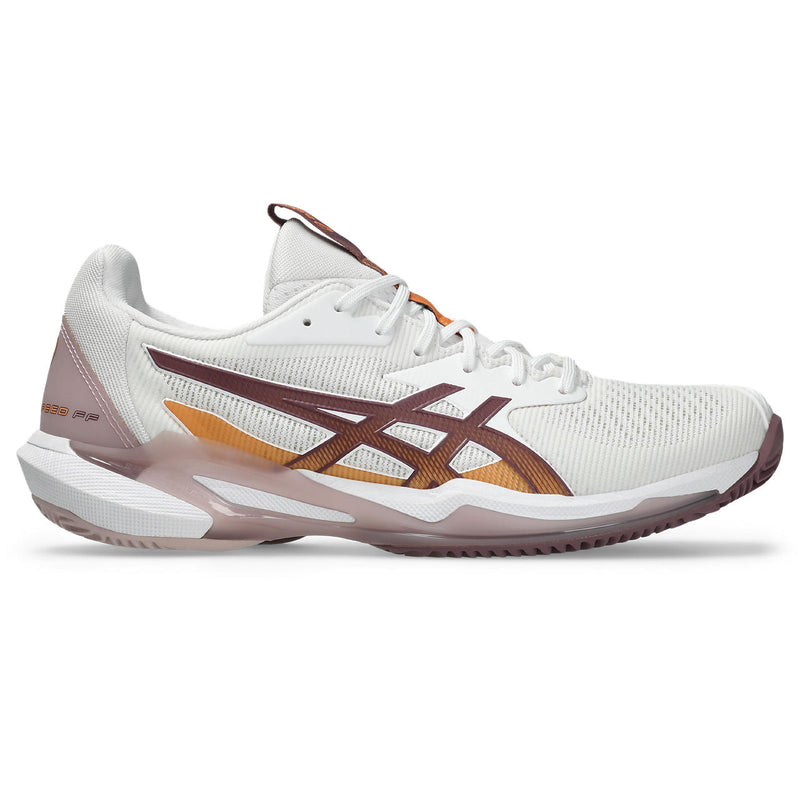 Asics Tennisschoen Solution Speed FF 3 Clay Dames Wit Paars