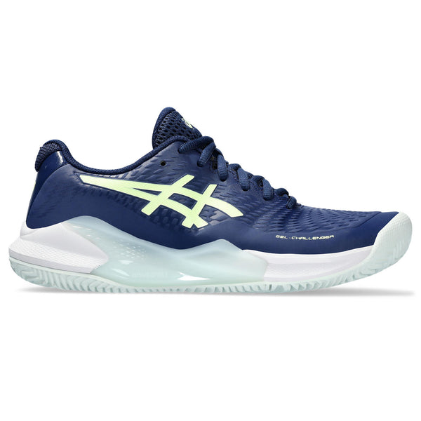 Asics Tennisschoen Gel Challenger 14 Clay Dames Blauw Geel