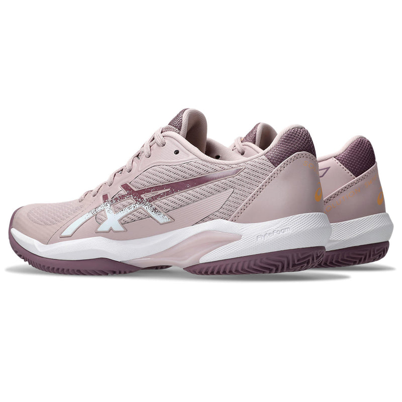 Asics Tennisschoen Solution Swift FF Clay Dames Roze Wit