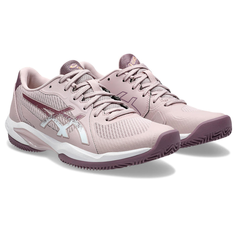 Asics Tennisschoen Solution Swift FF Clay Dames Roze Wit