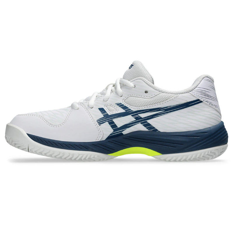 Asics Tennisschoen Gel Game 9 GS Clay/OC Junior Wit Blauw