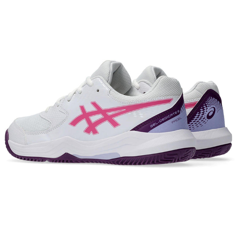 Asics Padelschoen Gel Dedicate 8 GS Junior Wit Roze