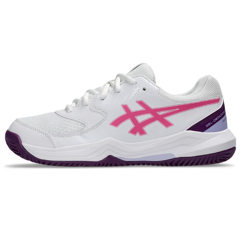 Asics Padelschoen Gel Dedicate 8 GS Junior Wit Roze