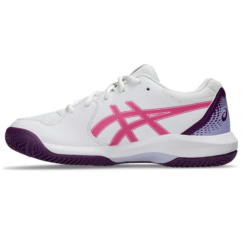 Asics Padelschoen Gel Dedicate 8 GS Junior Wit Roze