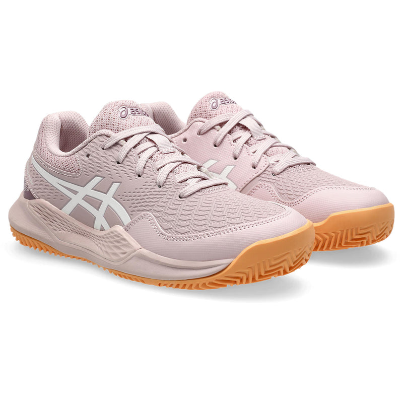 Asics Tennisschoen Gel Resolution 9 GS Clay Junior Roze Wit