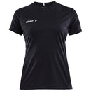 Craft T-Shirt Squad Go Jersey Solid Dames Zwart