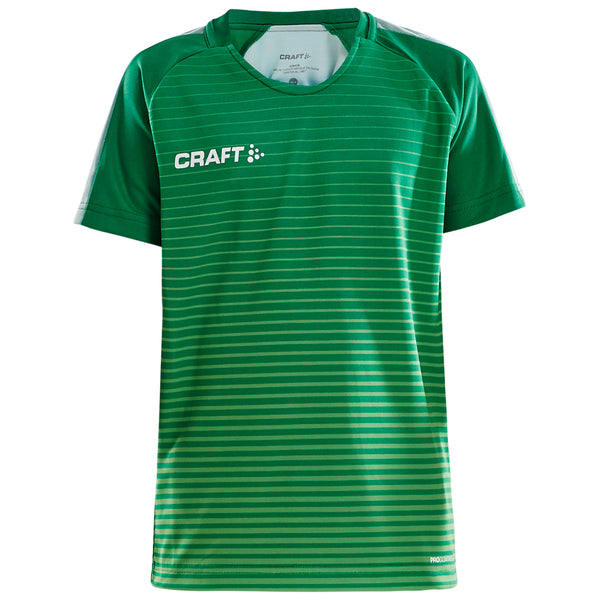 Craft T-Shirt Pro Control Stripe Jersey Junior Groen