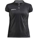 Craft Poloshirt Pro Control Impact Dames Zwart