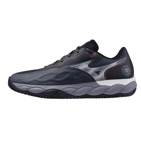 Mizuno Tennisschoen Padelschoen Wave Enforce Court CC Heren Antraciet
