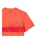 Lacoste T-Shirt Sport Ronde Hals Heren Oranje
