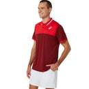 Asics Poloshirt Court Heren Rot
