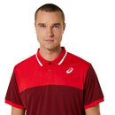 Asics Poloshirt Court Heren Rot