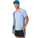 Asics T-Shirt Match Actibreeze Heren Blauw