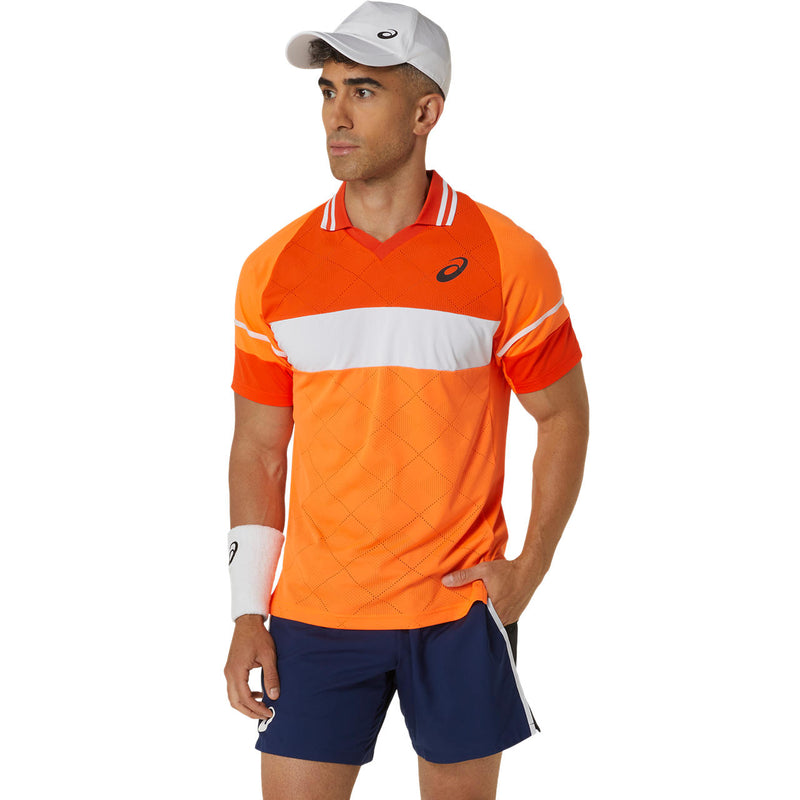 Asics Polo Shirt Match Actibreeze Heren Koi Oranje