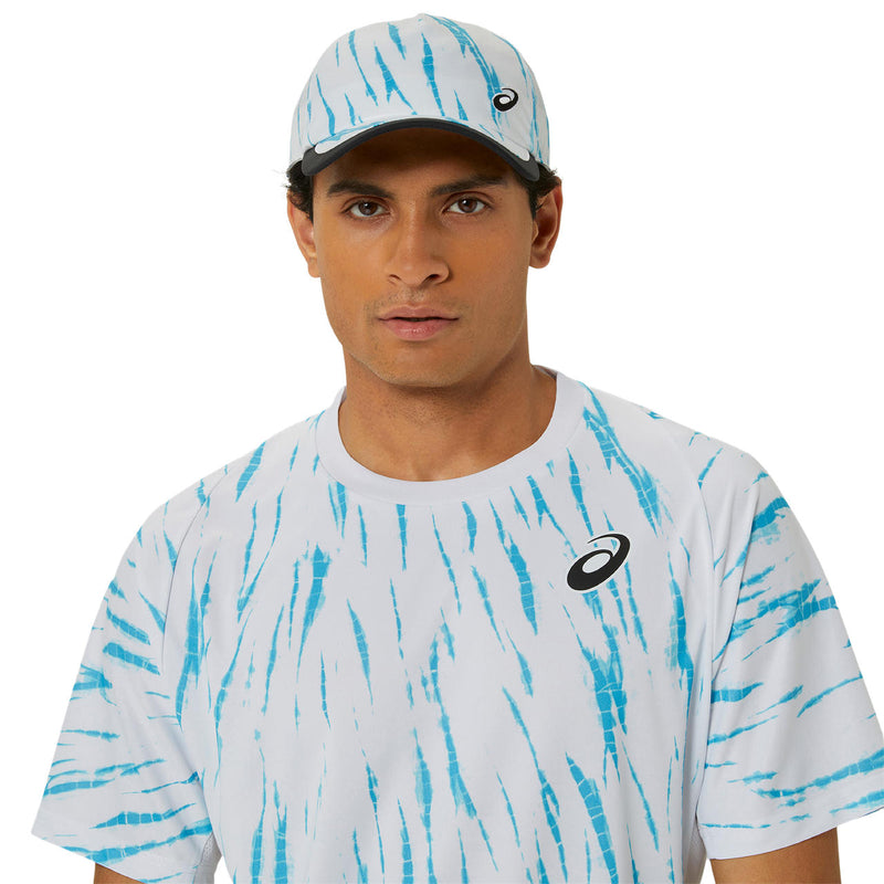 Asics T-Shirt Game SS Top Heren Wit Blauw