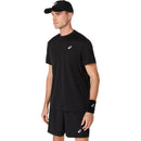Asics T-Shirt Court SS Top Heren Zwart