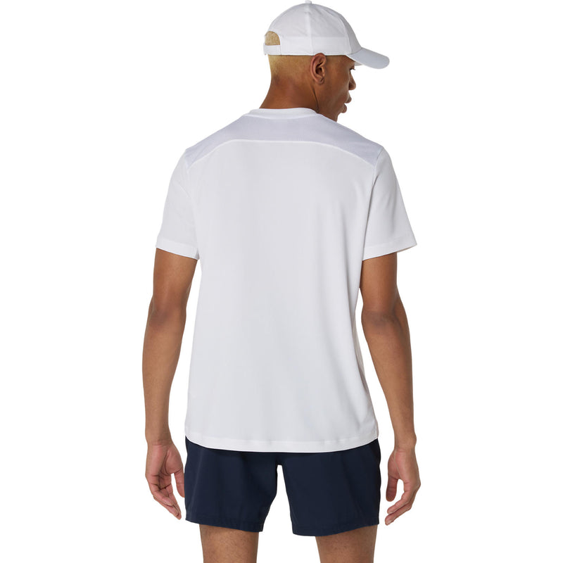 Asics T-Shirt Court SS Top Tennis Heren Wit