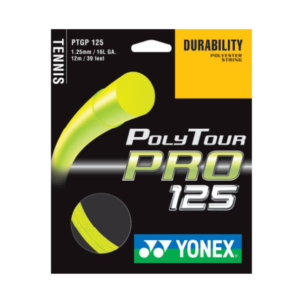 Yonex Tennissnaar Polytour Pro 1.25 Geel 12m