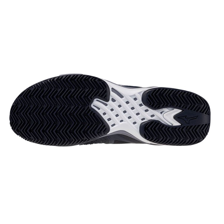 Mizuno Tennisschoen Padelschoen Wave Exceed Tour 6CC Heren Blauw - Wit - Grijs