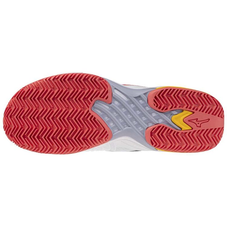 Mizuno Tennisschoen Padelschoen Wave Exceed Tour 6 CC Dames Wit - Oranje