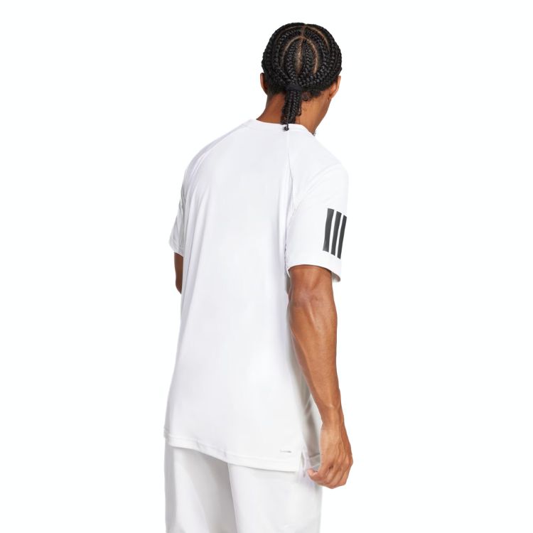 Adidas Club 3-Stripe T-Shirt Heren Wit