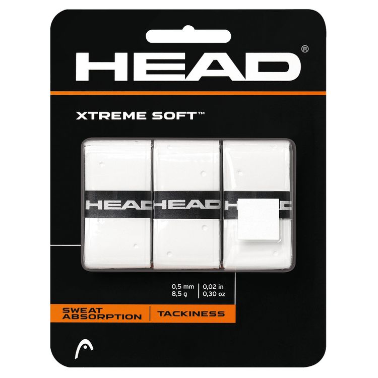 HEAD Overgrip Xtreme Soft Wit 3 Pack