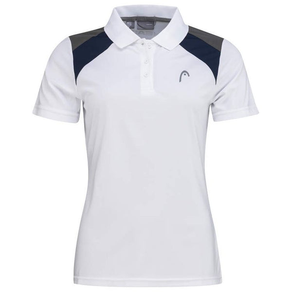 HEAD Club 22 Tech Polo Shirt Dames Wit