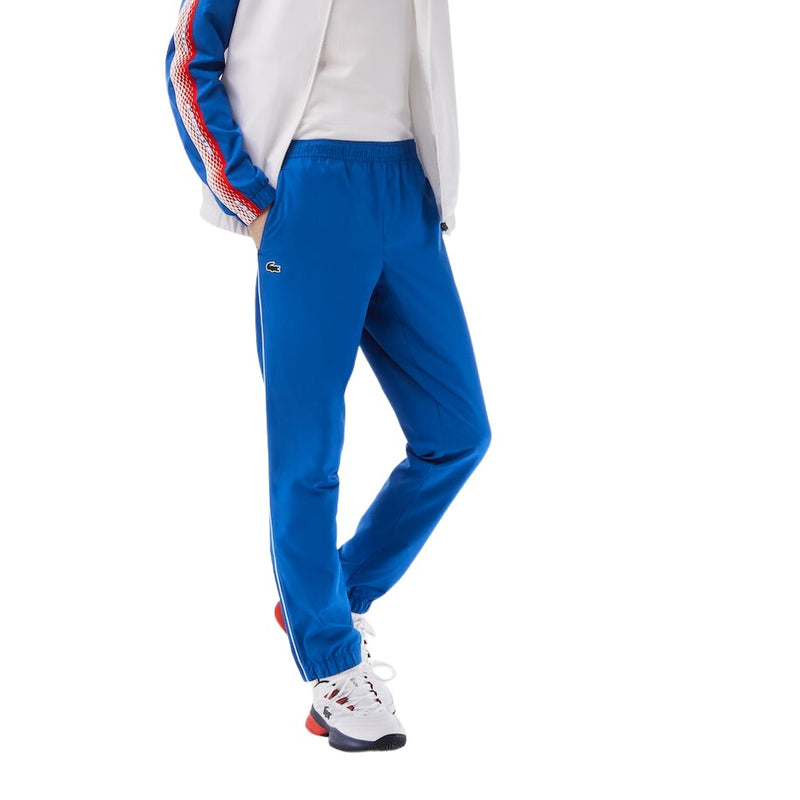 Lacoste Trainingspak Tennis Jogger-Set Heren Wit Blauw