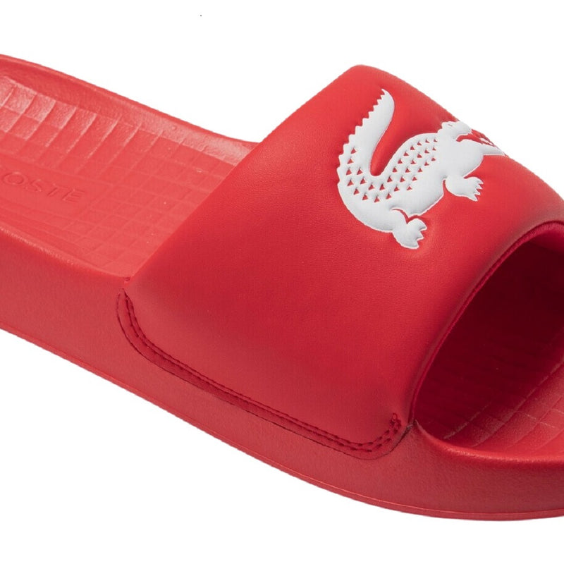 Lacoste Slippers Serve Slide 1.0 Heren Rood Wit