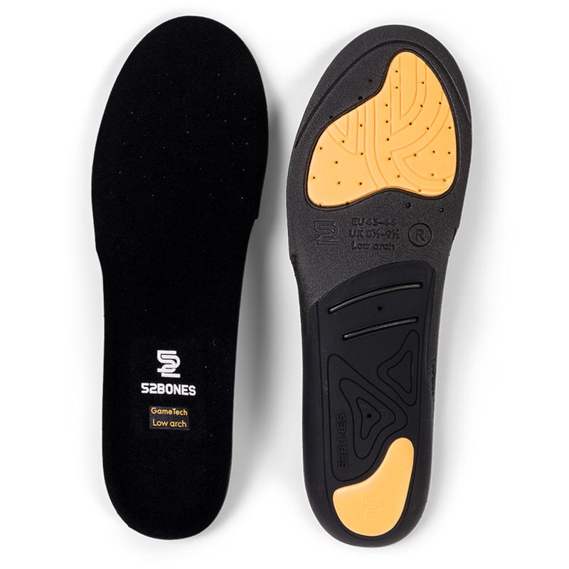 52 Bones GameTech Sport Inner Soles  Low Arch Inlegzolen