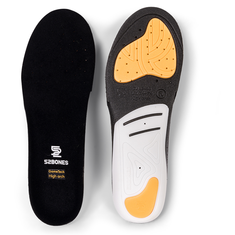 52 Bones GameTech Sport Inner Soles High Arch Inlegzolen