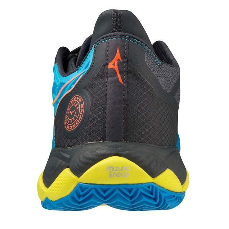 Mizuno Tennisschoen Padelschoen Wave Enforce Tour CC Heren Zwart Blauw